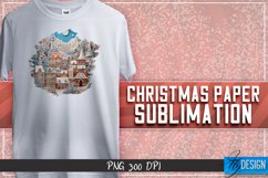 Christmas Paper Sublimation Design |Christmas Paper Design Product Image 9