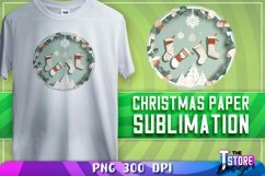 Christmas Paper Sublimation|Paper Quilling Sublimation PNG Product Image 6