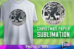 Christmas Paper Sublimation|Paper Quilling Sublimation PNG Product Image 9