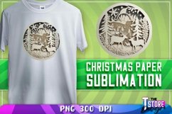 Christmas Paper Sublimation|Paper Quilling Sublimation PNG Product Image 14