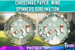Christmas Paper Wind Spinners Sublimation|Paper Quilling Product Image 1