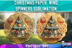 Christmas Paper Wind Spinners Sublimation|Paper Quilling Product Image 1