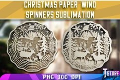 Christmas Paper Wind Spinners Sublimation|Paper Quilling Product Image 1