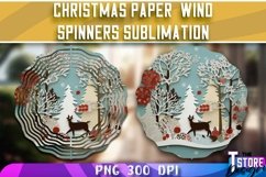 Christmas Paper Wind Spinners Sublimation|Paper Quilling Product Image 1