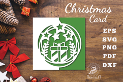 Christmas Papercut Card SVG Product Image 1