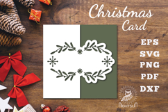 Christmas Papercut Card SVG Product Image 1
