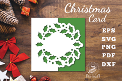 Christmas Papercut Card SVG Product Image 1