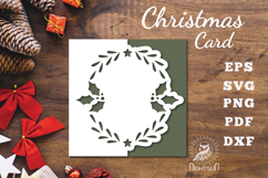 Christmas Papercut Card SVG Product Image 1