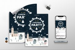 Christmas Party Blue - Flyer, Poster &amp; Instagram AS Product Image 1
