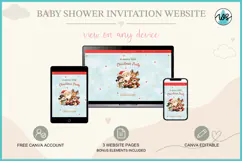 Christmas Party Invitation Website Canva Template RSVP Product Image 2
