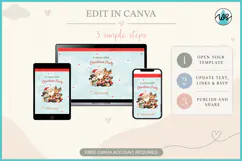 Christmas Party Invitation Website Canva Template RSVP Product Image 4