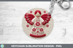 GorgeousChristmas Patch Keychain design.