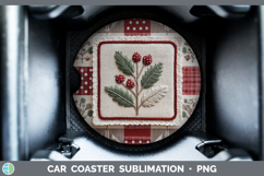 GorgeousChristmas Patch Car Coaster design.