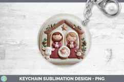 GorgeousChristmas Patch Keychain design.