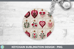 GorgeousChristmas Patch Keychain design.