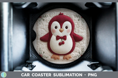 GorgeousChristmas Patch Car Coaster design.