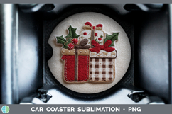 GorgeousChristmas Patch Car Coaster design.