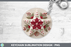 GorgeousChristmas Patch Keychain design.