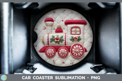 GorgeousChristmas Patch Car Coaster design.