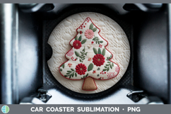 GorgeousChristmas Patch Car Coaster design.