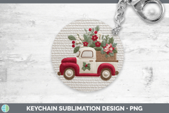 GorgeousChristmas Patch Keychain design.