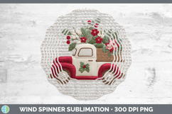 GorgeousChristmas Patch Wind Spinner design.