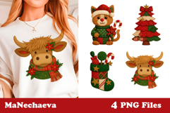 Christmas Patchwork Clipart | Cute Holiday Sublimation Product Image 1