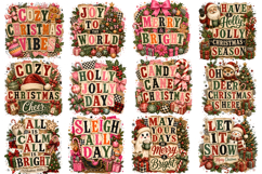 Christmas Patchwork PNG Sublimation Bundle Product Image 2