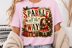 Christmas Patchwork Sublimation, Merry Christmas PNG Product Image 3