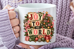 Christmas Patchwork Sublimation, Sleigh All Day PNG Product Image 4