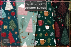 Christmas Pattern Digital Paper Product Image 1