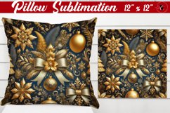 Pillow sublimation | Christmas Pattern | Happy Holidays Product Image 1