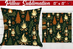 Pillow sublimation | Christmas Pattern | Happy Holidays Product Image 1