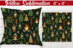 Pillow sublimation | Christmas Pattern | Happy Holidays Product Image 1