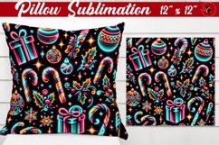 Pillow sublimation | Christmas Pattern | Happy Holidays Product Image 1
