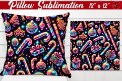 Pillow sublimation | Christmas Pattern | Happy Holidays Product Image 1