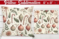 Pillow sublimation | Christmas Pattern | Happy Holidays Product Image 1