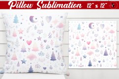 Pillow sublimation | Christmas Pattern | Happy Holidays Product Image 1