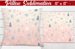 Pillow sublimation | Christmas Pattern | Happy Holidays Product Image 1
