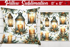 Pillow sublimation | Christmas Pattern | Happy Holidays Product Image 1