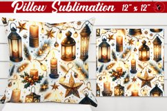 Pillow sublimation | Christmas Pattern | Happy Holidays Product Image 1