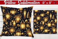 Pillow sublimation | Christmas Pattern | Happy Holidays Product Image 1