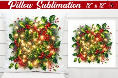 Pillow sublimation | Christmas Pattern | Happy Holidays Product Image 1