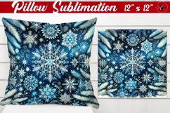 Pillow sublimation | Christmas Pattern | Happy Holidays Product Image 1