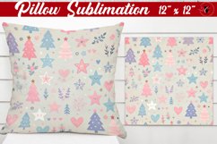 Pillow sublimation | Christmas Pattern | Happy Holidays Product Image 1