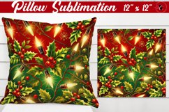 Pillow sublimation | Christmas Pattern | Happy Holidays Product Image 1