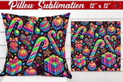 Pillow sublimation | Christmas Pattern | Happy Holidays Product Image 1