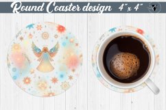 Round Coasters | Christmas Pattern | Christmas Product Image 1