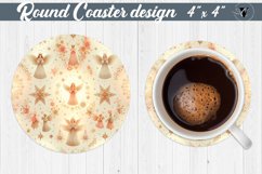 Round Coasters | Christmas Pattern | Christmas Product Image 1