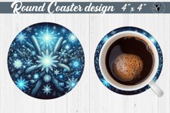 Round Coasters | Christmas Pattern | Christmas Product Image 1
